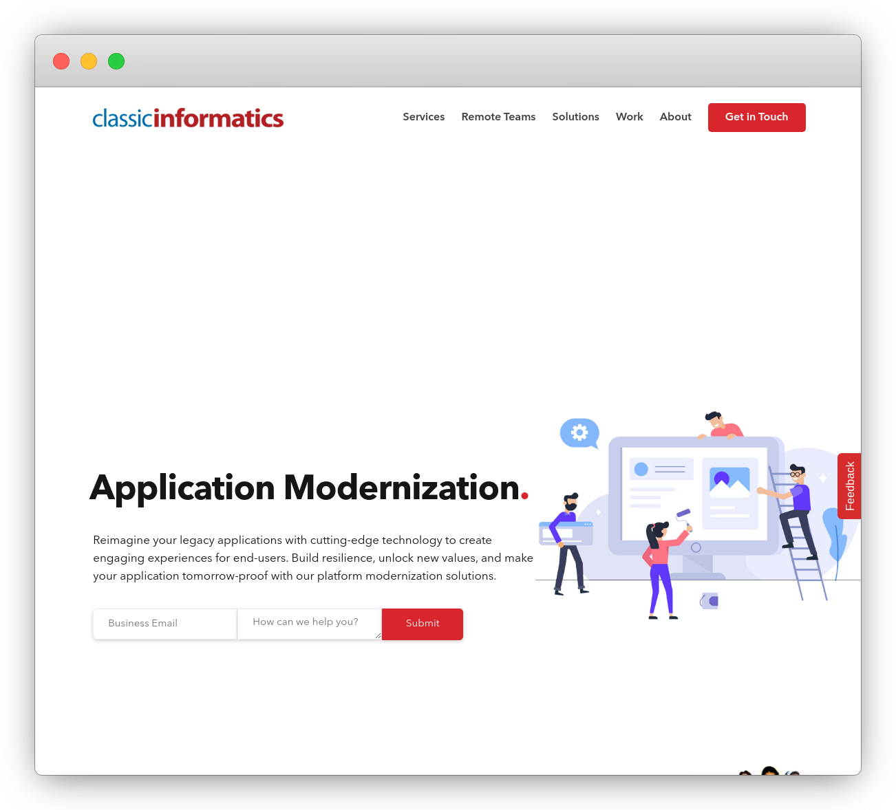 Application modernization-Classic Informatics