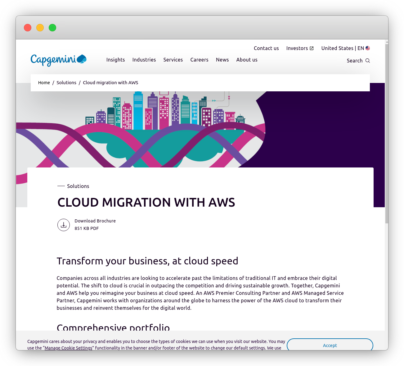 Capgemini-Cloud migration company