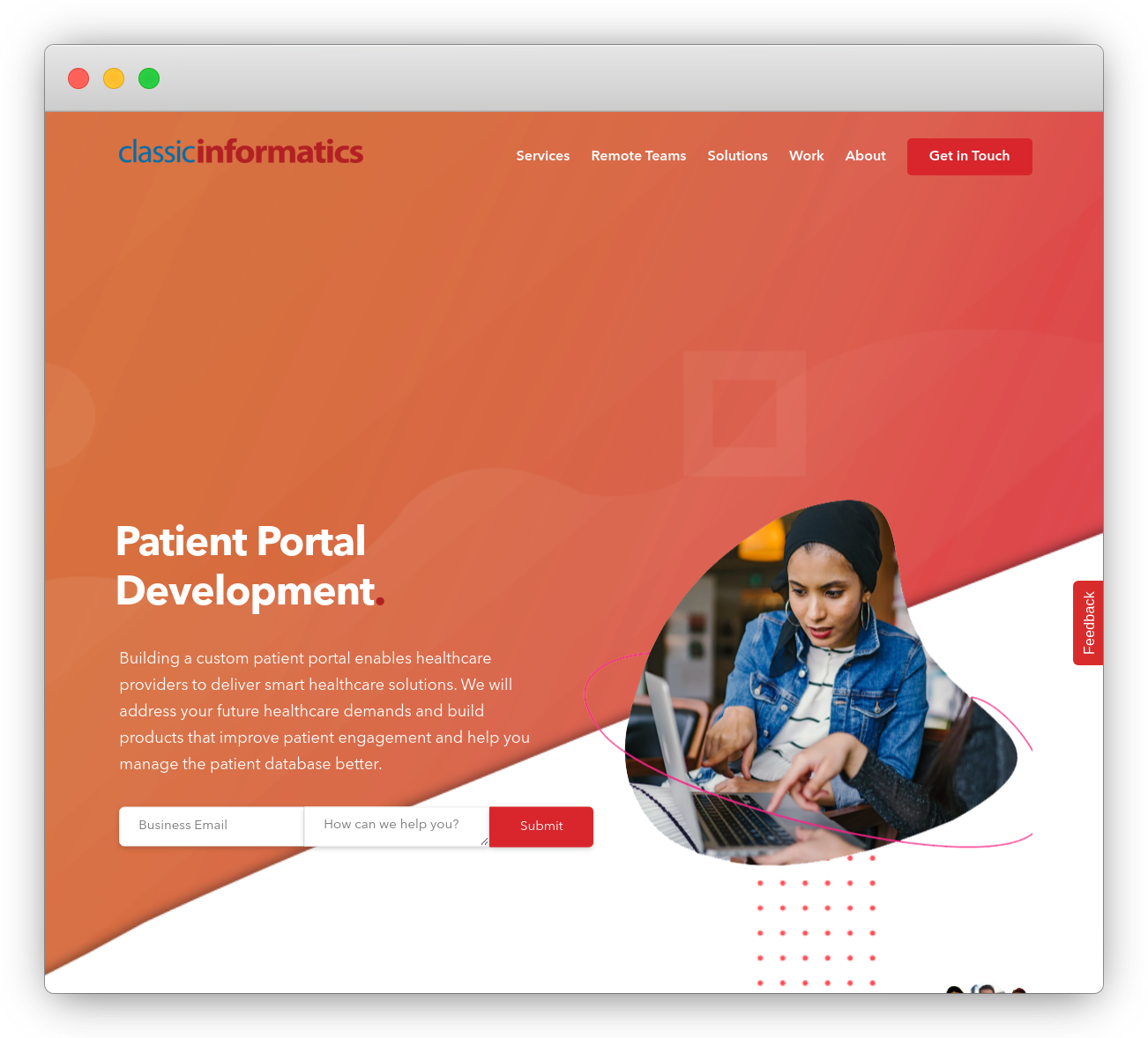 Classic Informatics- Patient portal