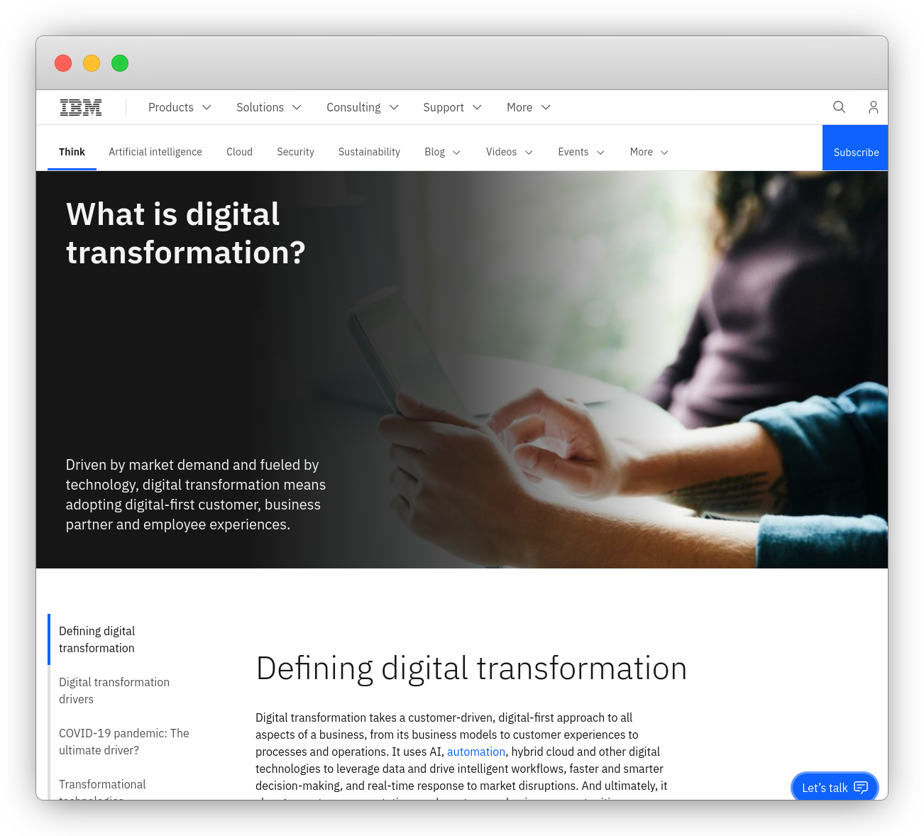 IBM Garage-Digital transformation