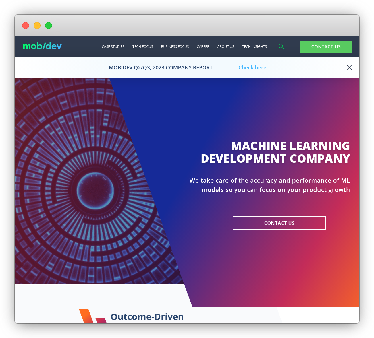 MobiDev- ML development company