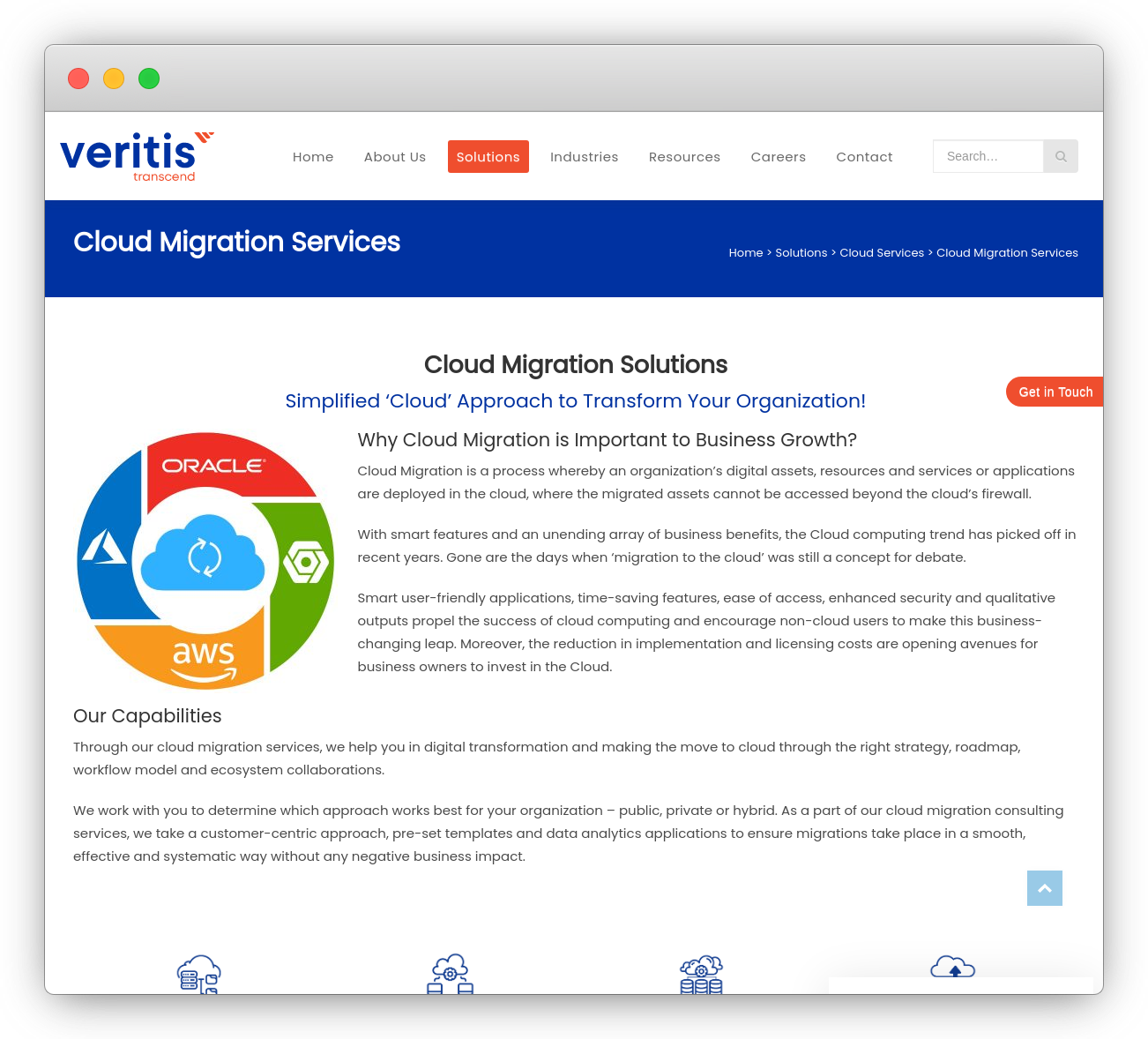 Veritis-Cloud Migration company