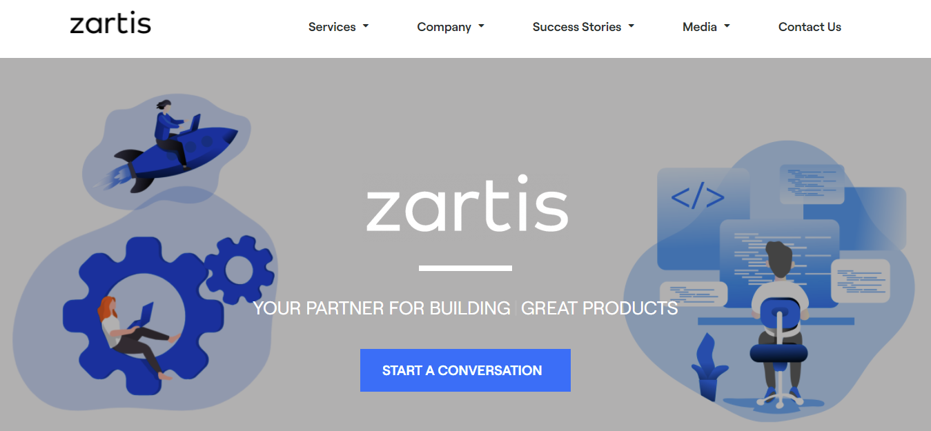 top software outsourcing companies in 2023 Zartis
