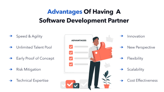 advantages of having software development partner