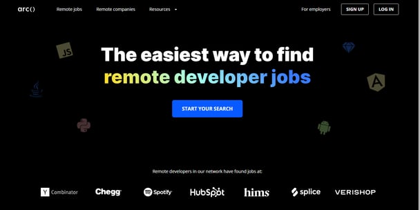 arc companies to hire remote developers from
