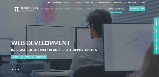 techcronus companies to hire remote developers from
