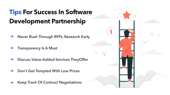 tips for success with a software development partner